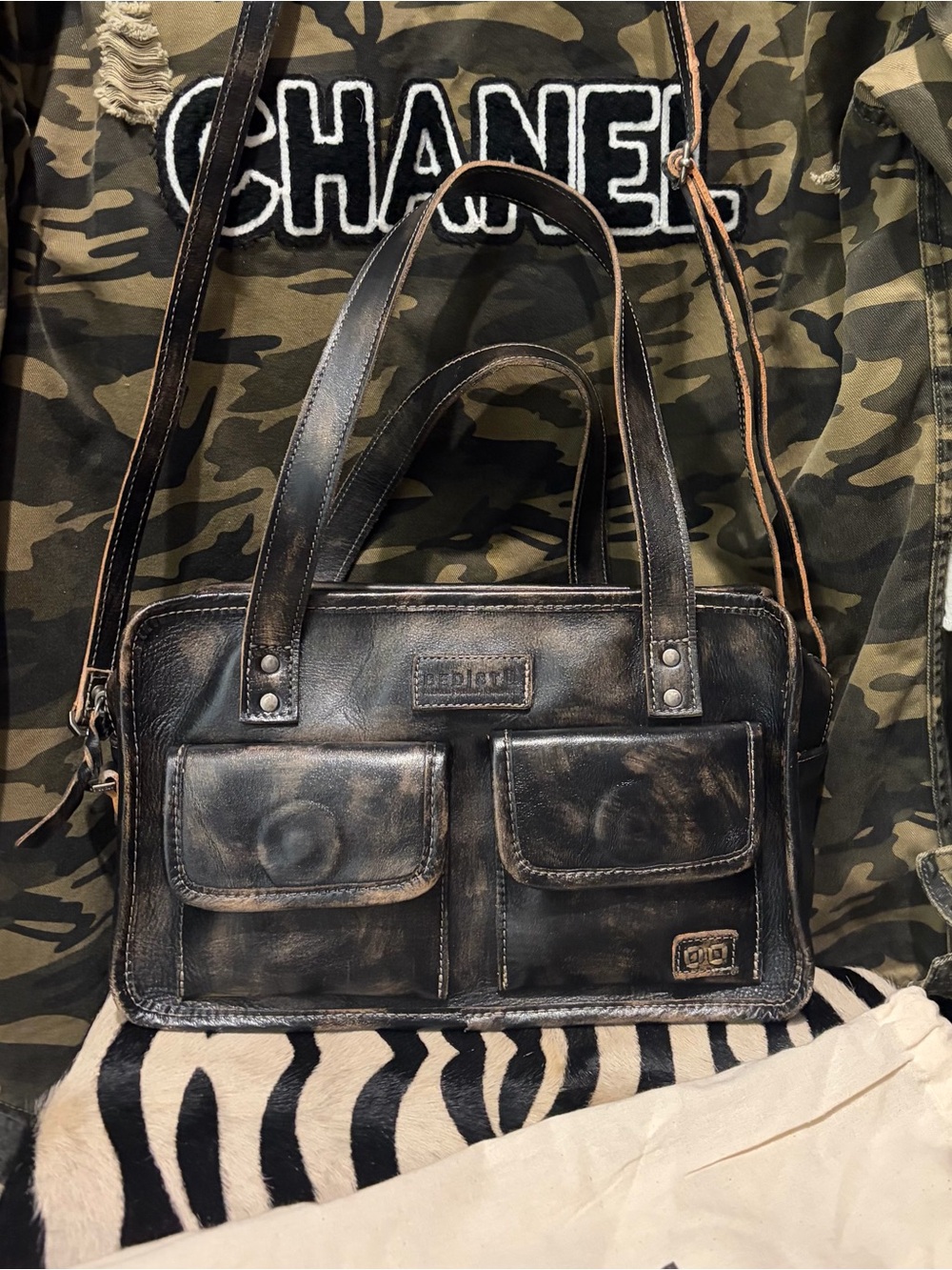 Brand new BED STU STUFFY IN BLACK LUX